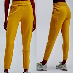 Fabletics Eco-Concious Slim Jogger Sweatpant - Mustard